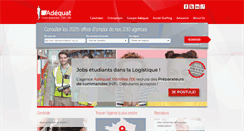 Desktop Screenshot of groupeadequat.fr
